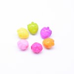 アクリルビーズ イチゴ カラーミックス 11×14mm 【500g（約847ヶ）】