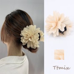 バンスクリップ ヘアアクセサリー フラワー 10cm（1ヶ）
