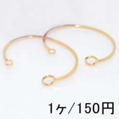 バングル 両側丸カン 大小丸カン ブレスレット ゴールド 腕輪 ギフト