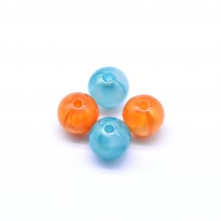 樹脂ビーズ 丸玉 ビーズパーツ13mm 【100ヶ】