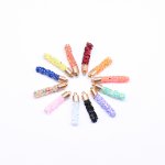 タッセルチャーム 円筒形 金具付 ＡＢカラー ゴールド【50ヶ】