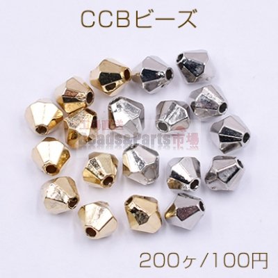 CCBビーズ ソロバンカット 5×5mm【200ヶ】