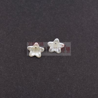 アクリルビーズ フラワー 13x13mm ホワイト【50ヶ】