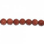 茶金石 ラウンドカット 4mm（35cm）