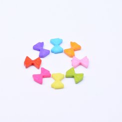 アクリルビーズ リボン カラーミックス 9×12mm 【500g（約2500ヶ）】