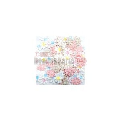 大特価 刺繍ワッペン ミニフラワー カラーミックス 30個入 Beads Parts Market Jp