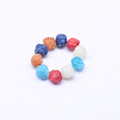 アクリルビーズ 花型 7×8mm【50ヶ】