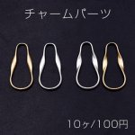 チャームパーツ 不規則フレーム 15×33mm【10ヶ】