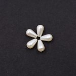 ABS製 パールビーズ 雫型 4x8mm ベージュ【500g(約8350ヶ)】