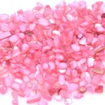 染色シェル貝 さざれ石(穴なし) ピンク 5-7mm(50g)
