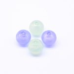 アクリルビーズ 丸型 ラメ入り 18×24mm【100ヶ】