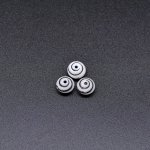 アクリルビーズ アンティーク調 巻き貝 7×8mm ホワイト【500g（約2100ヶ）】