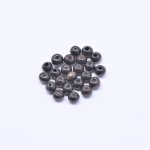 ウッドビーズ 丸玉 ダークブラウン 4×5mm【500g（約14000ヶ）】