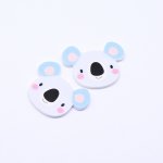 アクリルパーツ マウス ライトブルー 39×51mm 【50ヶ】