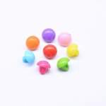 アクリルビーズ 丸型 カラーミックス 9×10mm 【500g（約1351ヶ）】