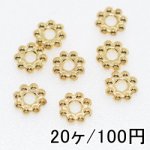 【20個】メタリックパーツ メタルパーツ ロンデル13