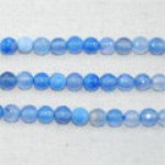 染色アゲート ラウンドカット ダークブルー 6mm(35cm)