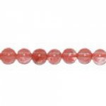 合成チェリークォーツ 丸玉 4mm(35cm)