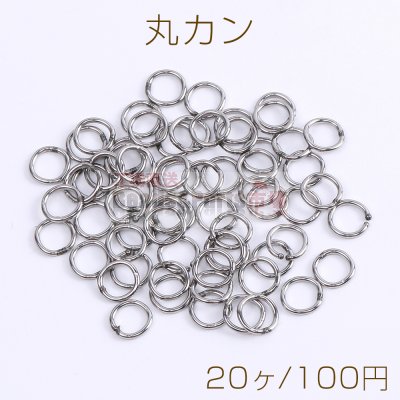 ステンレス製 丸カン 0.8×6mm （20ヶ）