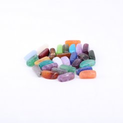 アクリルビーズ 不規則柱形 カラーミックス 10×25mm【500g/约240ヶ】