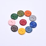 ウッドデコパーツ ボタン 染め 5×25mm