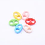 アクリルパーツ オーバル 2穴 22×33mm【100ヶ】