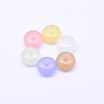 アクリルビーズ ソロバン ラメ入り 10×17mm【100ヶ】