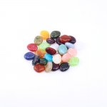 アクリルビーズ 不規則 カラーミックス 19×23mm【500g/约190ヶ】