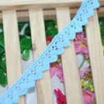 綿トーションレース 幅1.8cm ライトブルー115(5m)