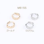 デザインピアス 透かしフープピアス 5×16mm（2ヶ）
