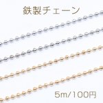 鉄製チェーン ボールチェーン 2mm【5m】