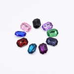 アクリルラインストーン 長方形 10x14mm 【50ヶ(約18g)】