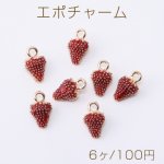 エポチャーム イチゴ 1カン 9×15mm ゴールド【6ヶ】