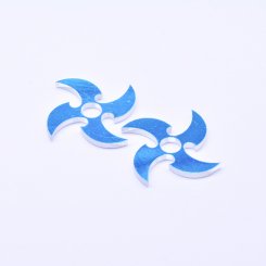 アクリルパーツ 風車 ブルー 3×28mm【50ヶ】