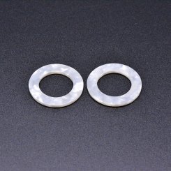 アクリルパーツ リング ライトグレー 6×32mm【50ヶ】