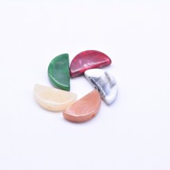 アクリルビーズ 半円 10×20mm【100ヶ】