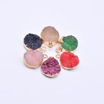 【20ヶ】樹脂チャーム シェルパウダー封入 不規則 1カン 13×17mm