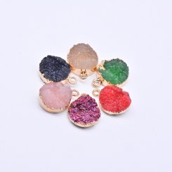 【20ヶ】樹脂チャーム シェルパウダー封入 不規則 1カン 13×17mm