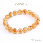 天然石ブレスレット パワーストーンブレスレット シトリン 8mm 1連(約22ヶ)