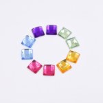 アクリルラインストーン 四角形 6x6mm【50ヶ(約3.5g)】