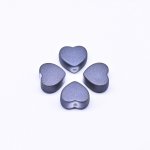 アクリルビーズ ハート ロイヤルブルー 13×14mm【500g（約520ヶ）】